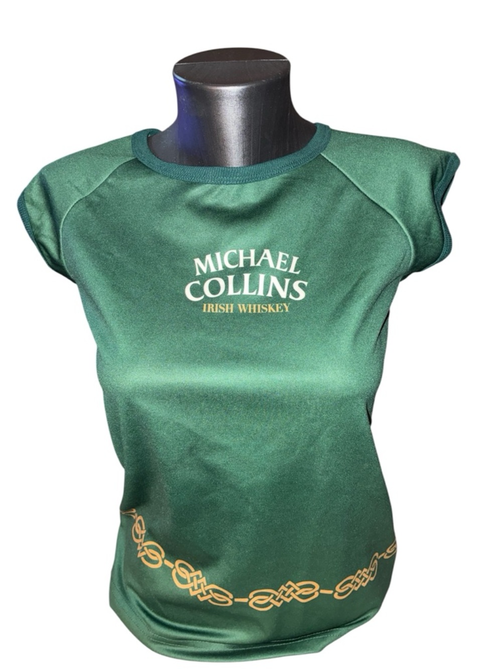 Michael Collins Whiskey Green Logo Tee - Women. St. Patrick’s Day